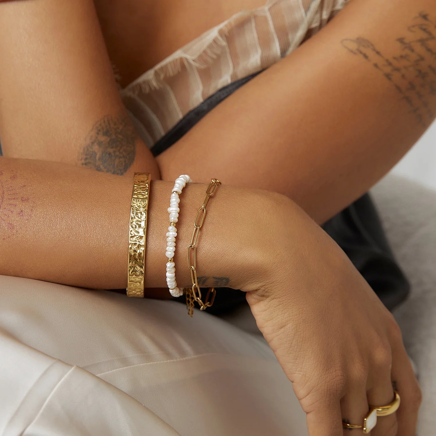 Arms Of Eve Santana Gold Bracelet